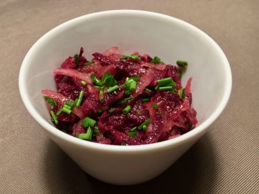 Rezeptbild - Karotten Birnen Salat